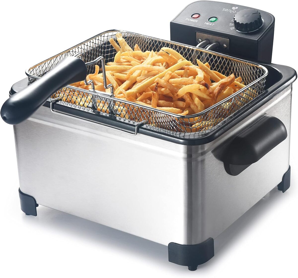 Frites dans une machine électrique
