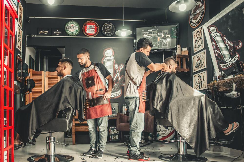 Salon de coiffure pour hommes
