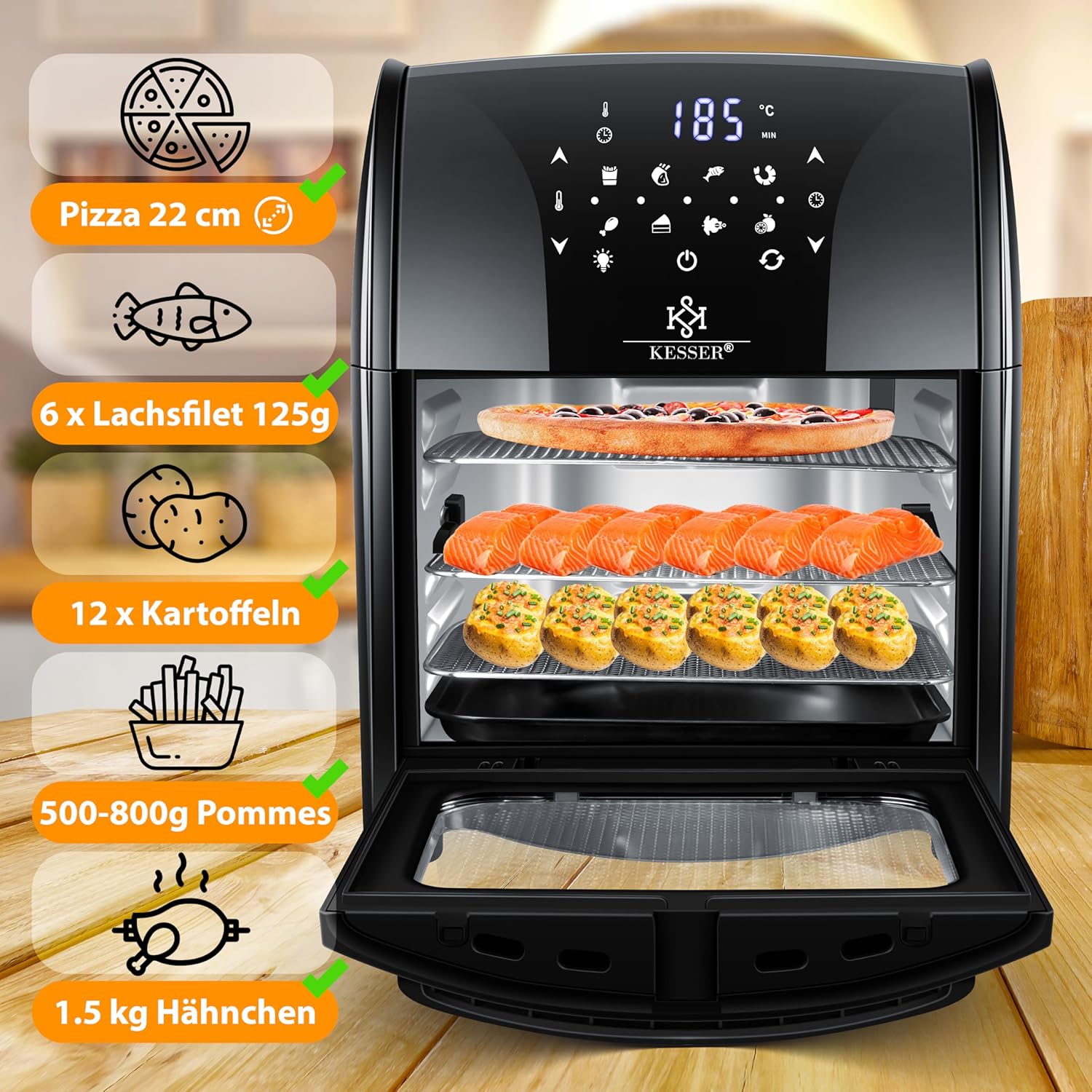 Les 2 meilleurs air fryer Kesser : guide complet